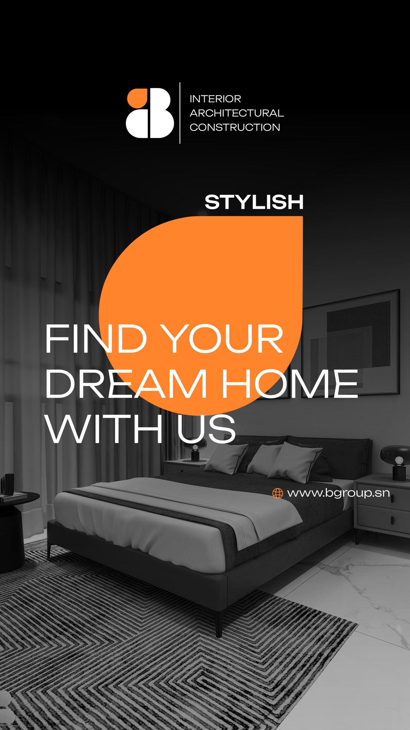 Instagram Story design 1 for IB Interior Architectural Construction, a real estate and interior design brand