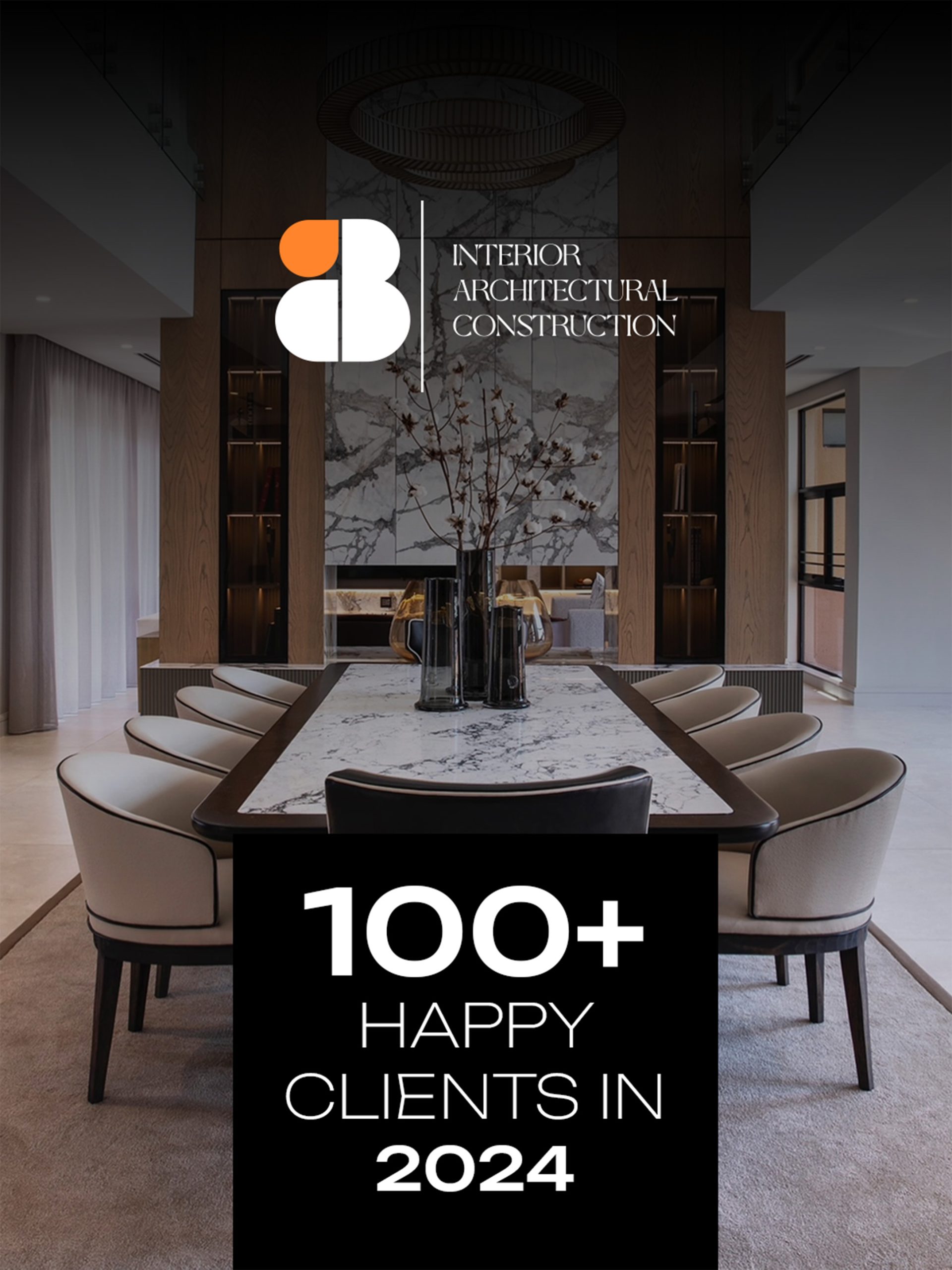 Instagram Grid Post design 6 for IB Interior Architectural Construction, a real estate and interior design brand