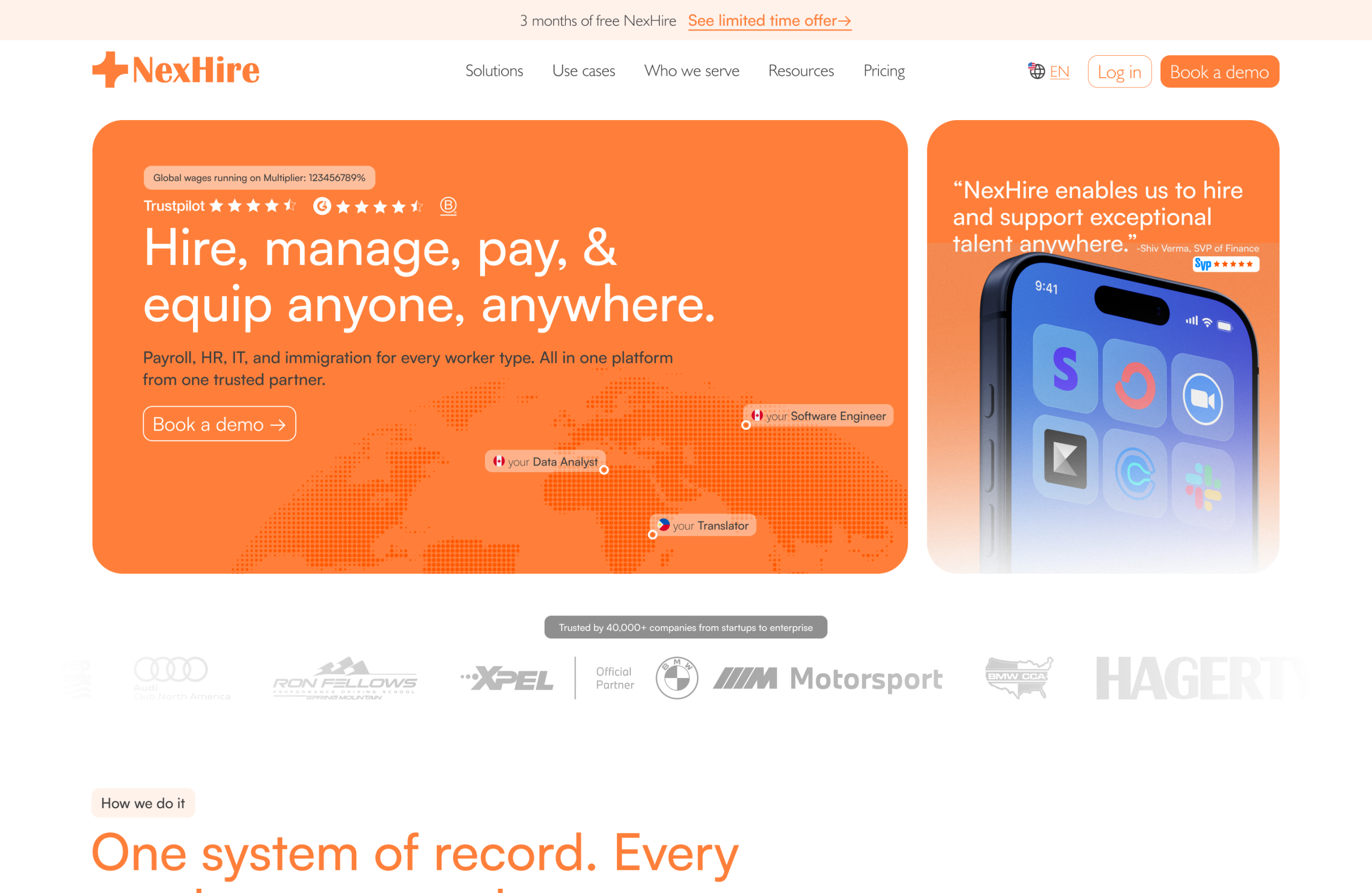 NexHire — Global Talent Hiring Platform