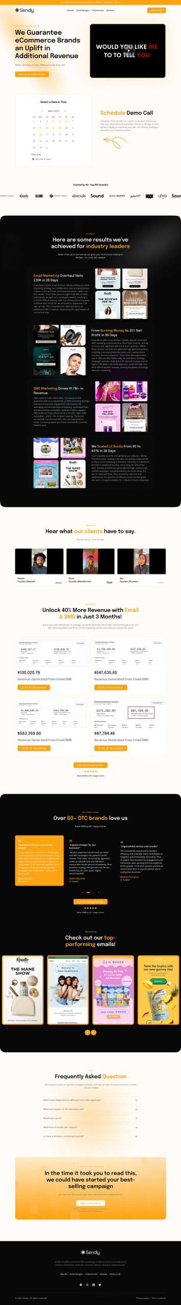 Screen 4 of a portfolio landing page website design