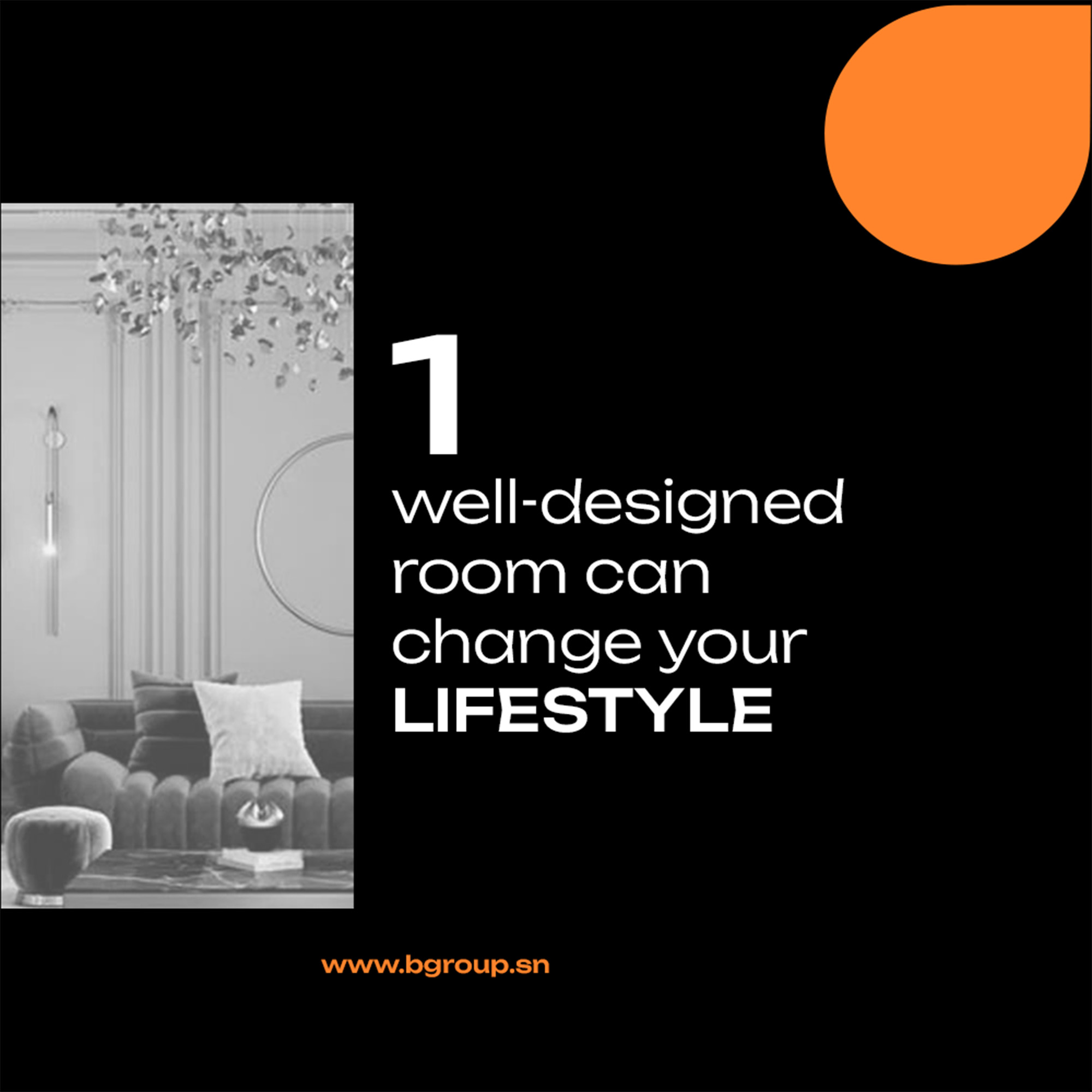 Social Media Post design 3 for IB Interior Architectural Construction, a real estate and interior design brand